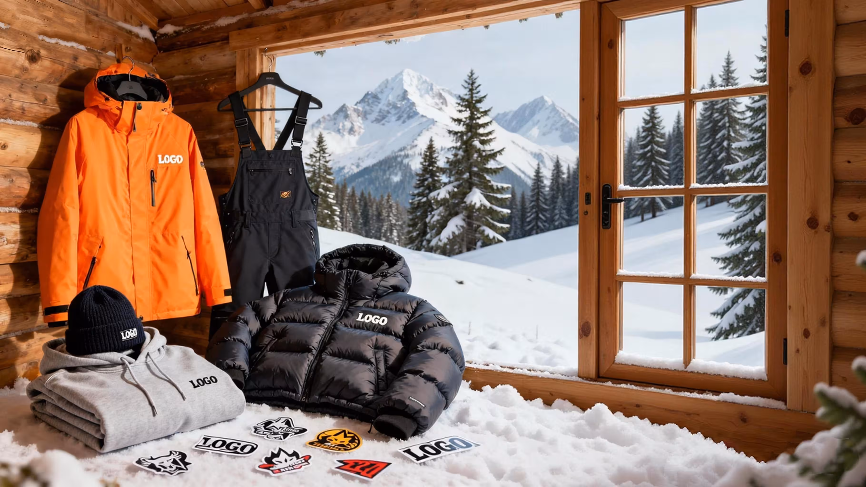 Custom snow sports merchandise